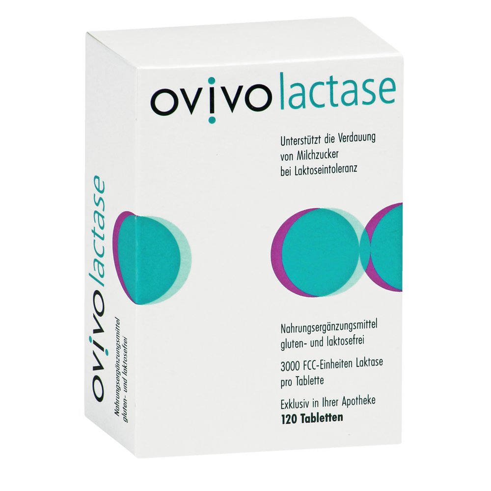 OVIVO Lactase Tabletten im Mini-Spender