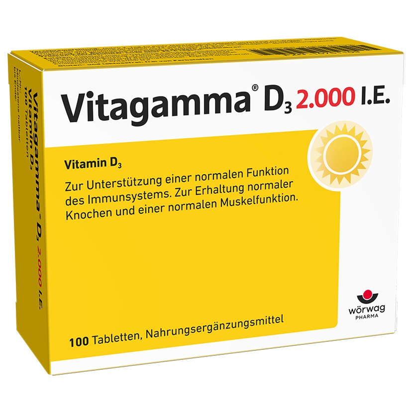VITAGAMMA D3 2.000 I.E. Vitamin D3 NEM Tabletten
