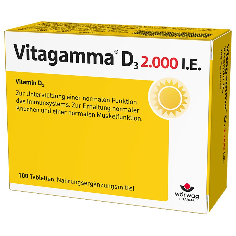 VITAGAMMA D3 2.000 I.E. Vitamin D3 NEM Tabletten