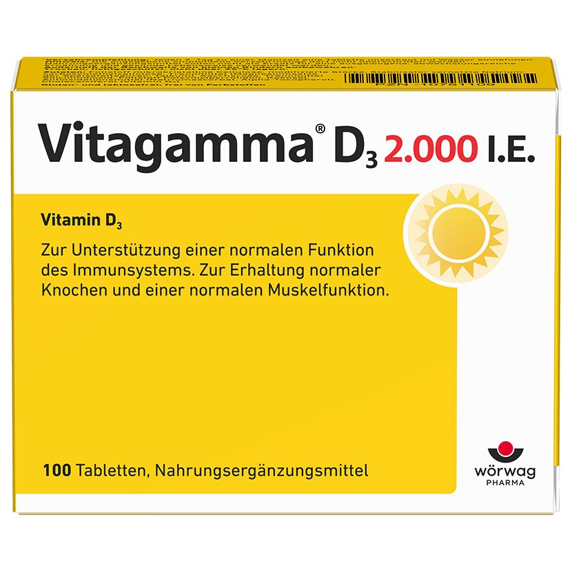VITAGAMMA D3 2.000 I.E. Vitamin D3 NEM Tabletten