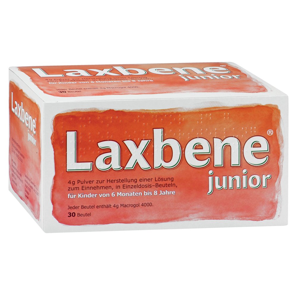 LAXBENE junior 4 g Plv.z.H.e.Lsg.z.Einn.Kdr.6M-8J