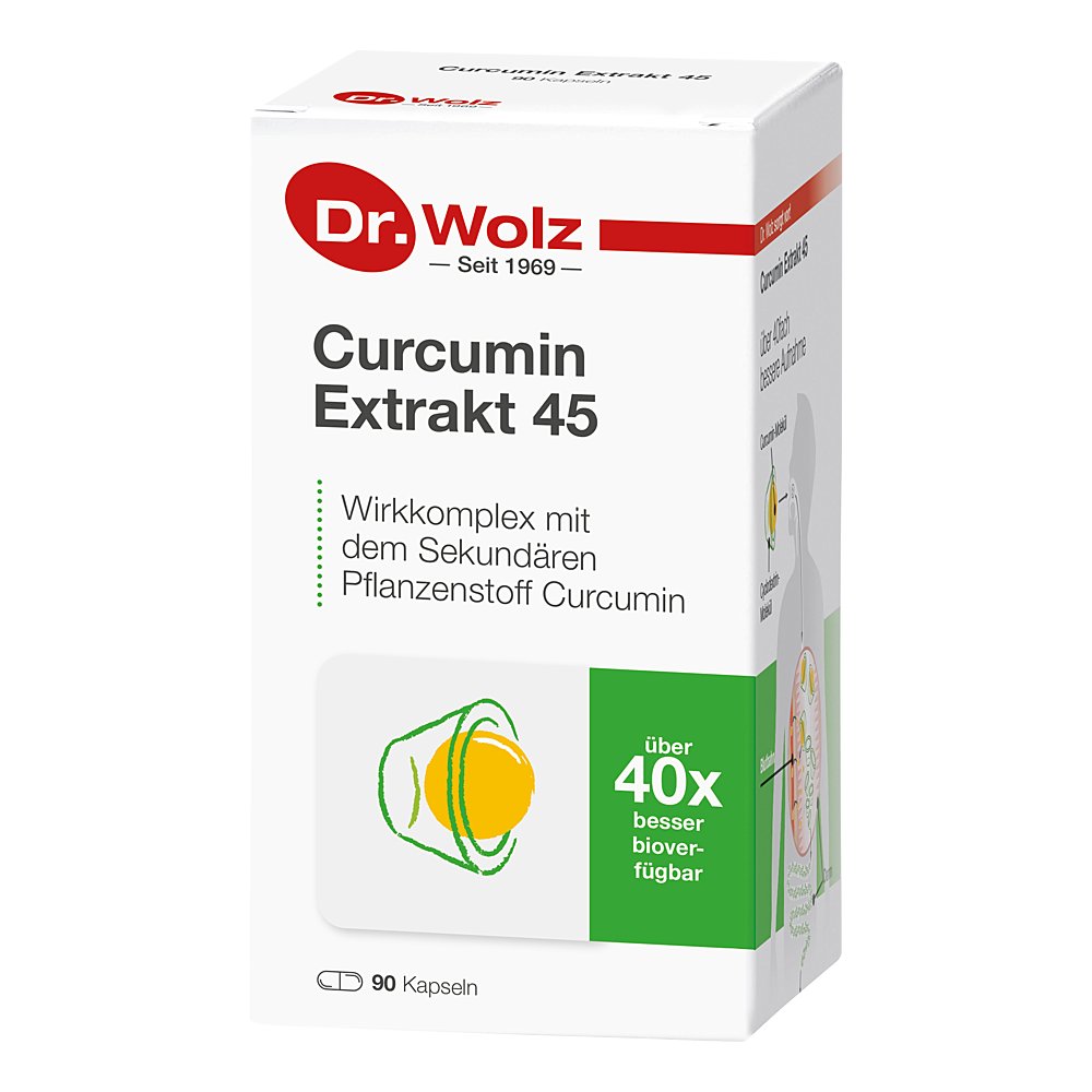 CURCUMIN EXTRAKT 45 Dr.Wolz Kapseln