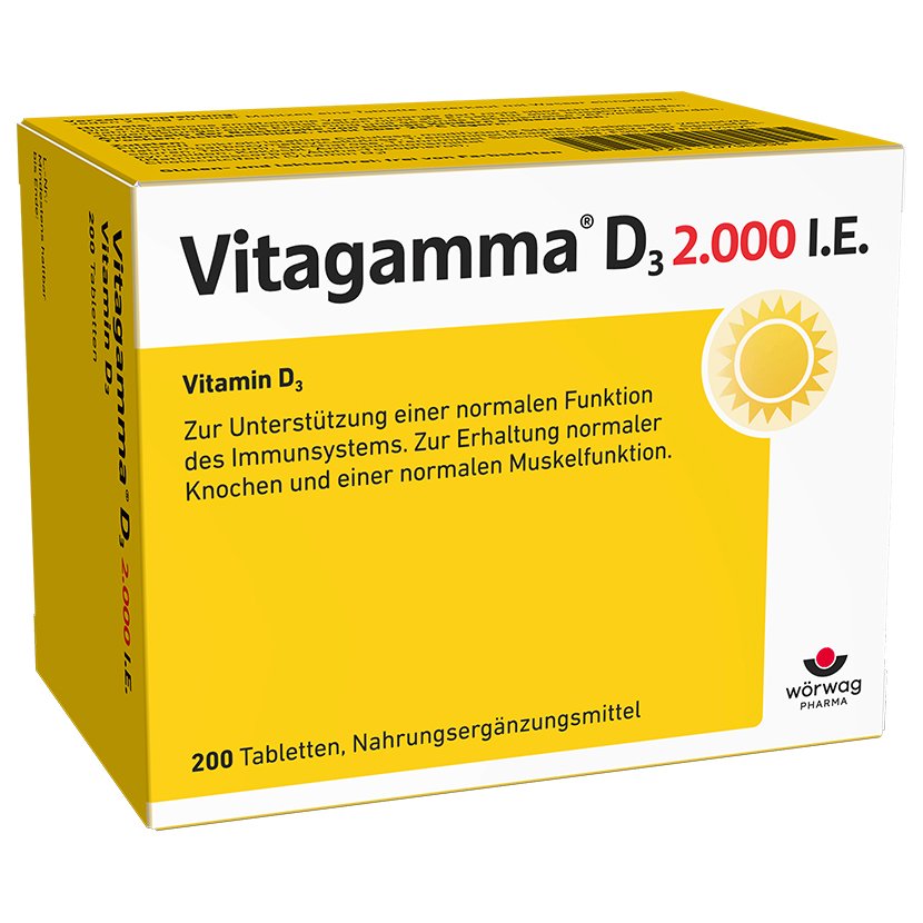 VITAGAMMA D3 2.000 I.E. Vitamin D3 NEM Tabletten