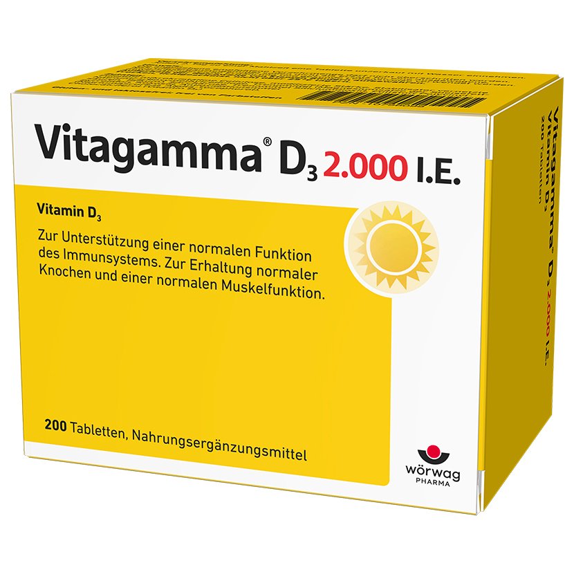 VITAGAMMA D3 2.000 I.E. Vitamin D3 NEM Tabletten