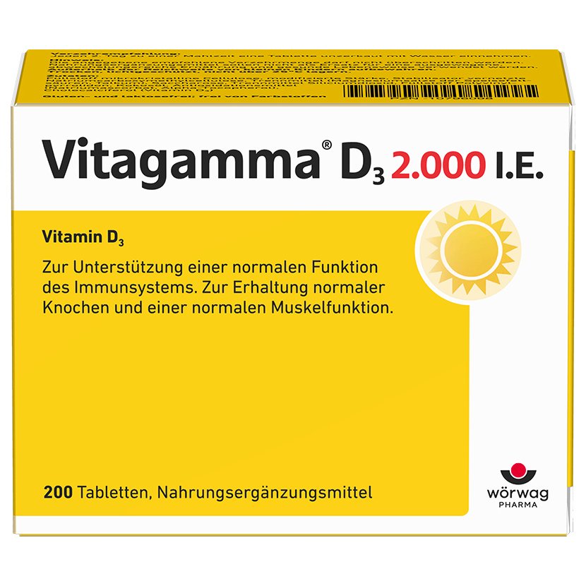 VITAGAMMA D3 2.000 I.E. Vitamin D3 NEM Tabletten