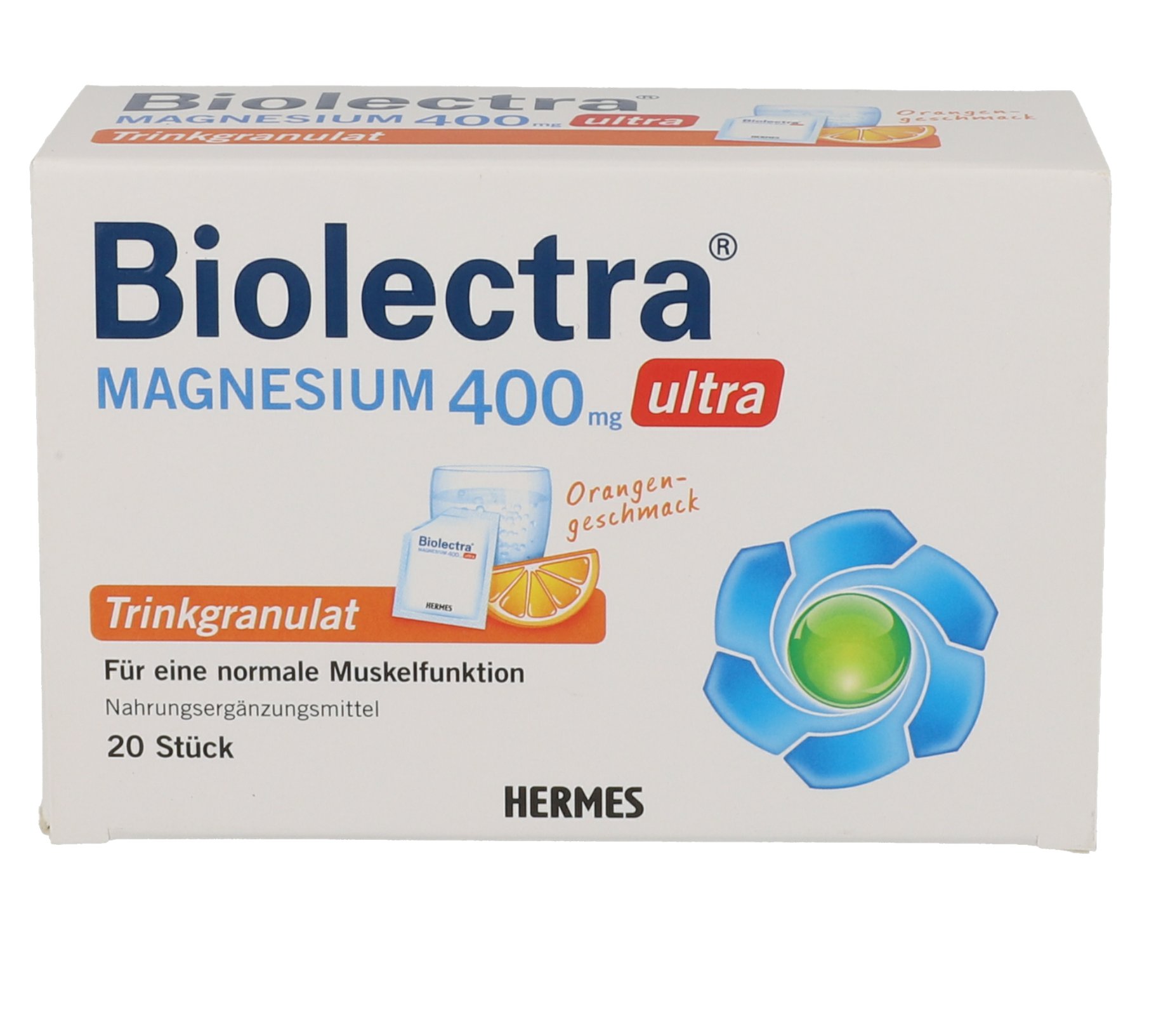 BIOLECTRA Magnesium 400 mg ultra Trinkgran.Orange