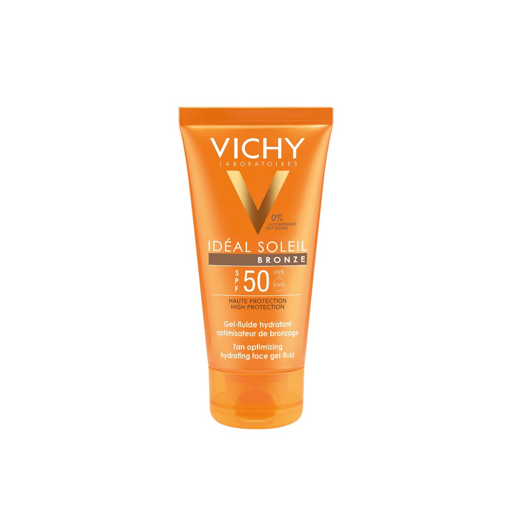 VICHY Idéal Soleil Bronze feuchtigkeitsspendendes Gel-Fluid LSF 50