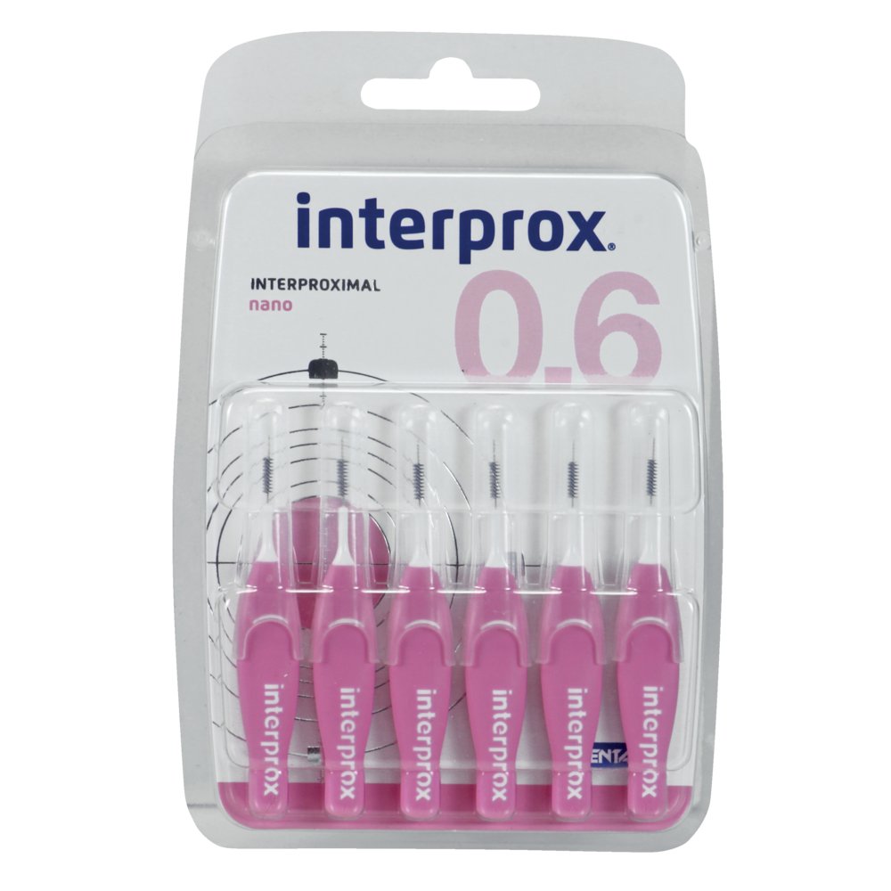 INTERPROX reg nano rosa Interdentalbürste Blister