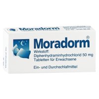 MORADORM Nachtruhe Diphenhydramin 50 mg Tabletten