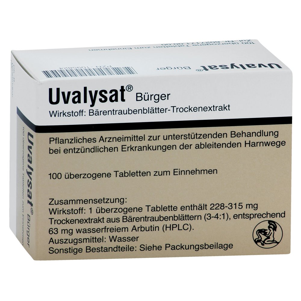UVALYSAT Bürger überzogene Tabletten