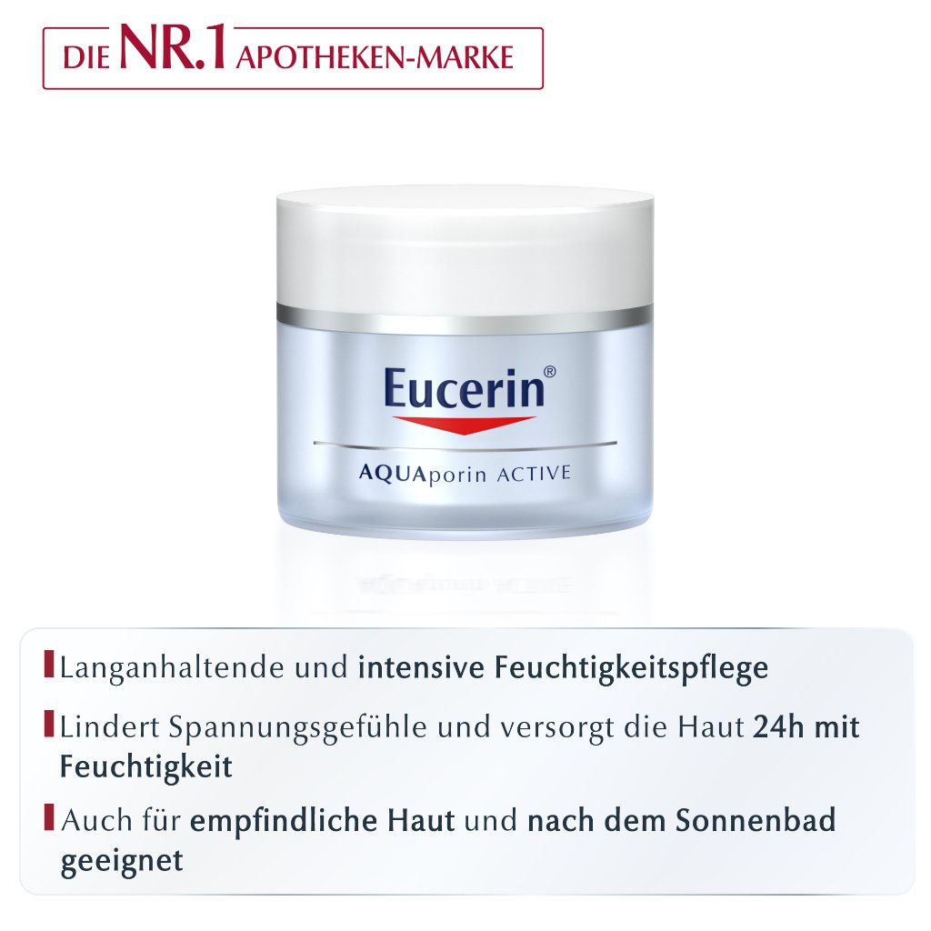 EUCERIN AQUAporin Active Creme norm.bis Mischhaut