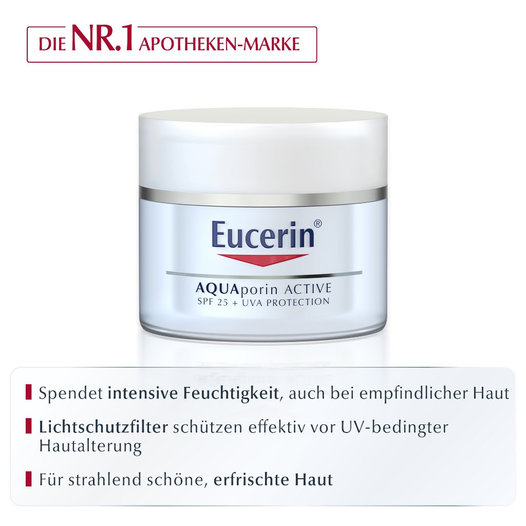 EUCERIN AQUAporin Active Creme LSF 25