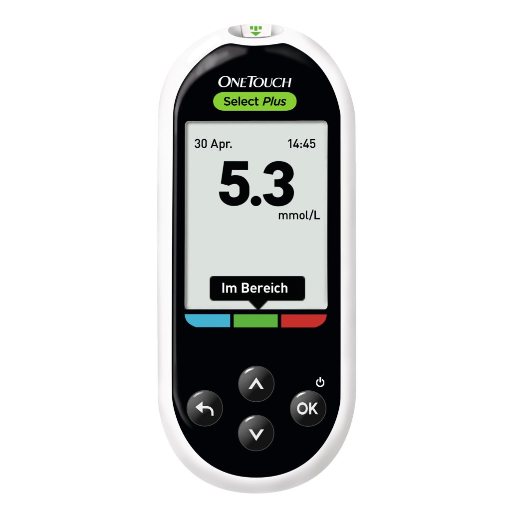 ONE TOUCH Select Plus Blutzuckermesssystem mmol/l