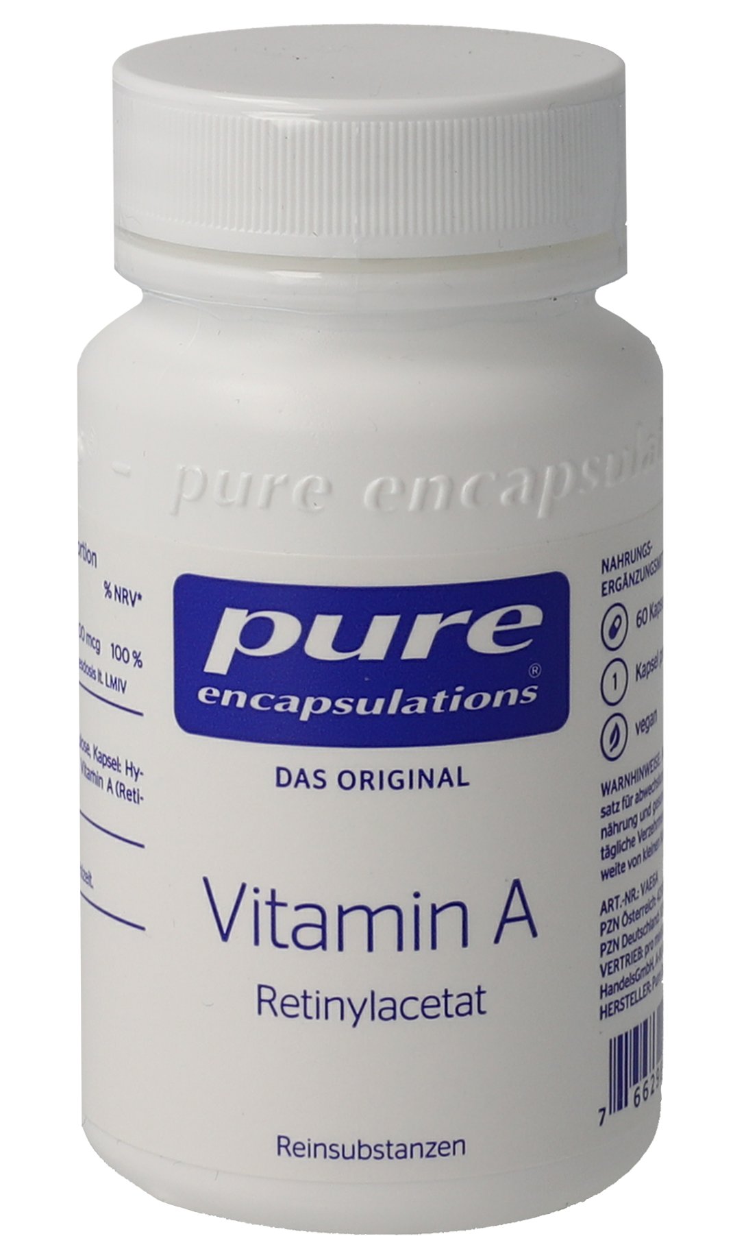 PURE ENCAPSULATIONS Vitamin A Retinylacetat Kaps.