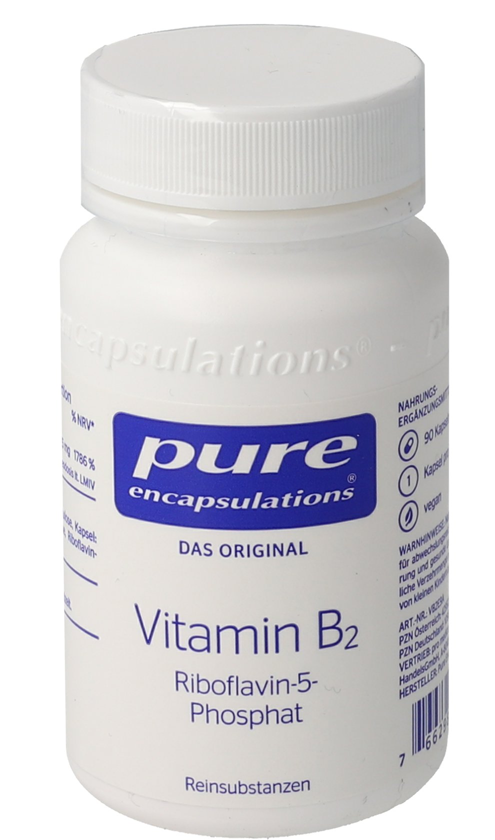 PURE ENCAPSULATIONS Vitamin B2 Ribofl.-5-phos.Kps.