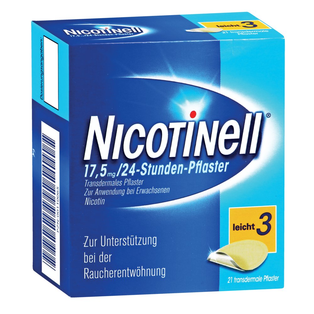 NICOTINELL 7 mg/24-Stunden-Pflaster 17,5mg