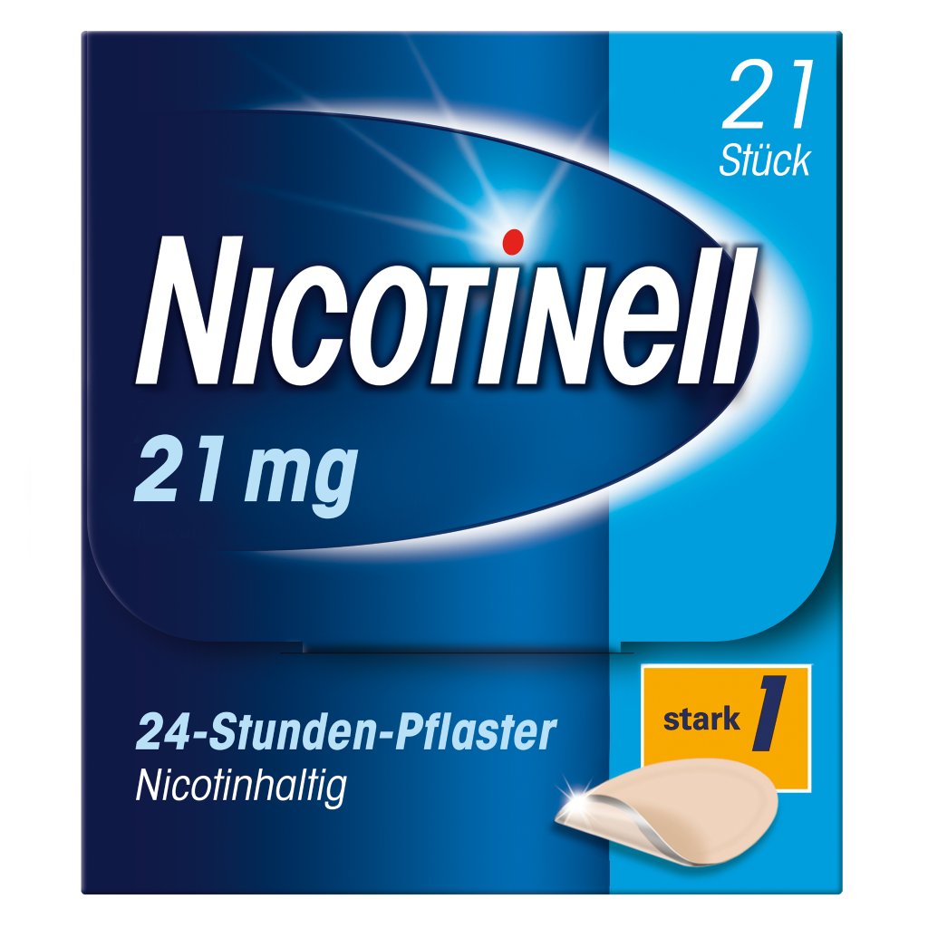 Nicotinell 21 mg / 24-Stunden-Nikotinpflaster, 21 St.: Pflasterstärke Stark (1)