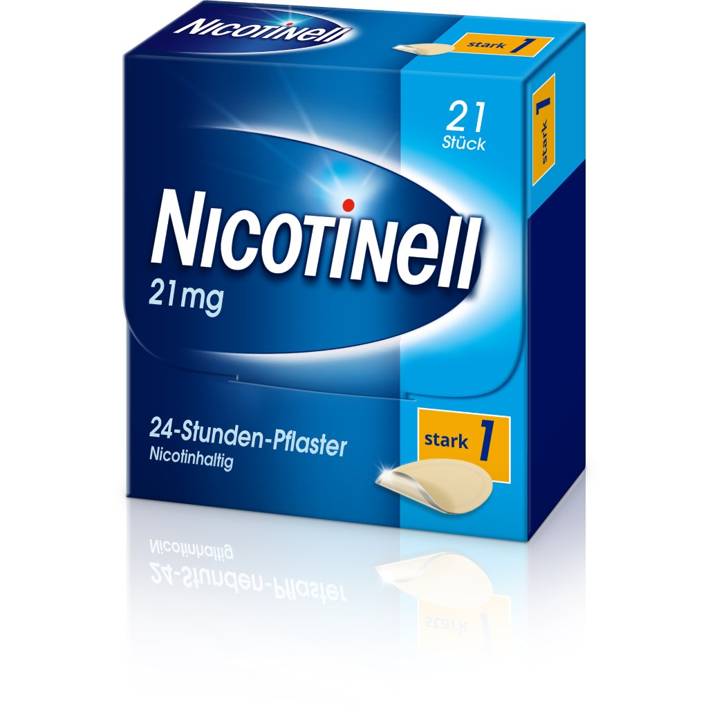 Nicotinell 21 mg / 24-Stunden-Nikotinpflaster, 21 St.: Pflasterstärke Stark (1)