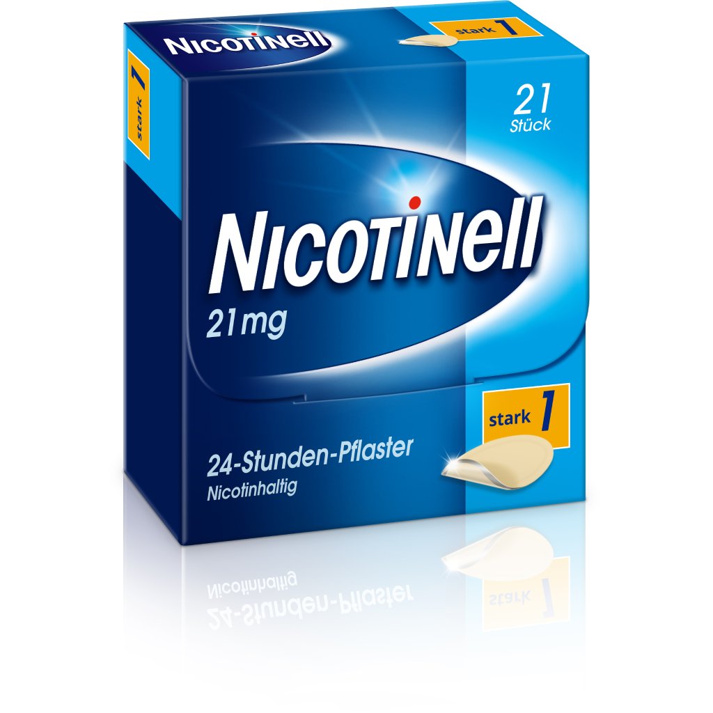 Nicotinell 21 mg / 24-Stunden-Nikotinpflaster, 21 St.: Pflasterstärke Stark (1)