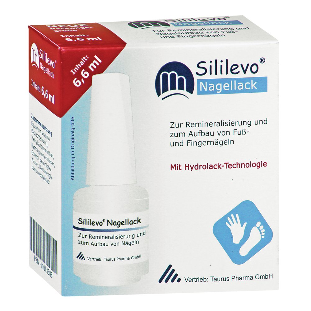 Sililevo Hydrolack zum Aufbau geschädigter Nägel