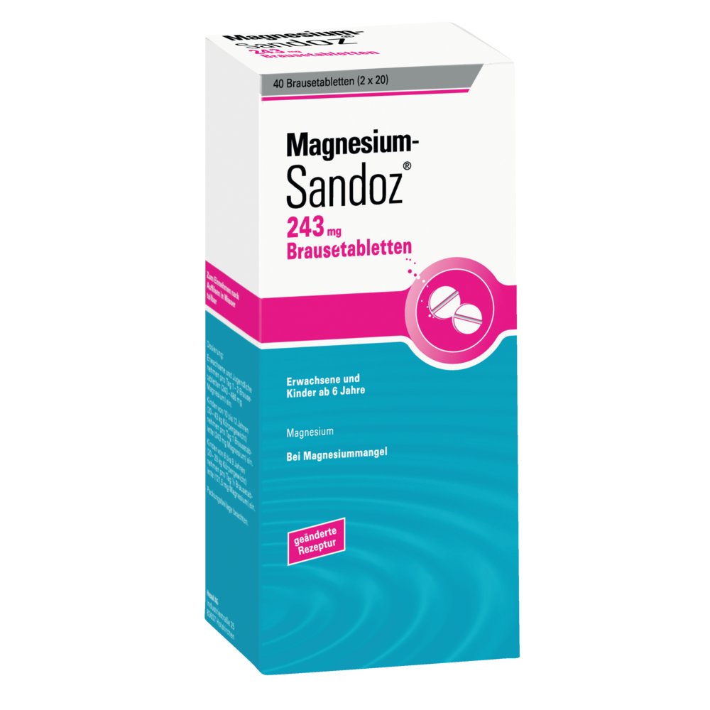 MAGNESIUM SANDOZ 243 mg Brausetabletten