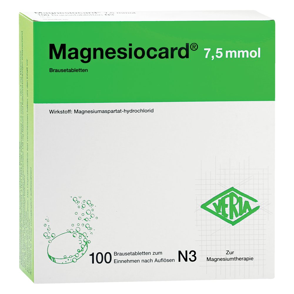 MAGNESIOCARD 7,5 mmol Brausetabletten