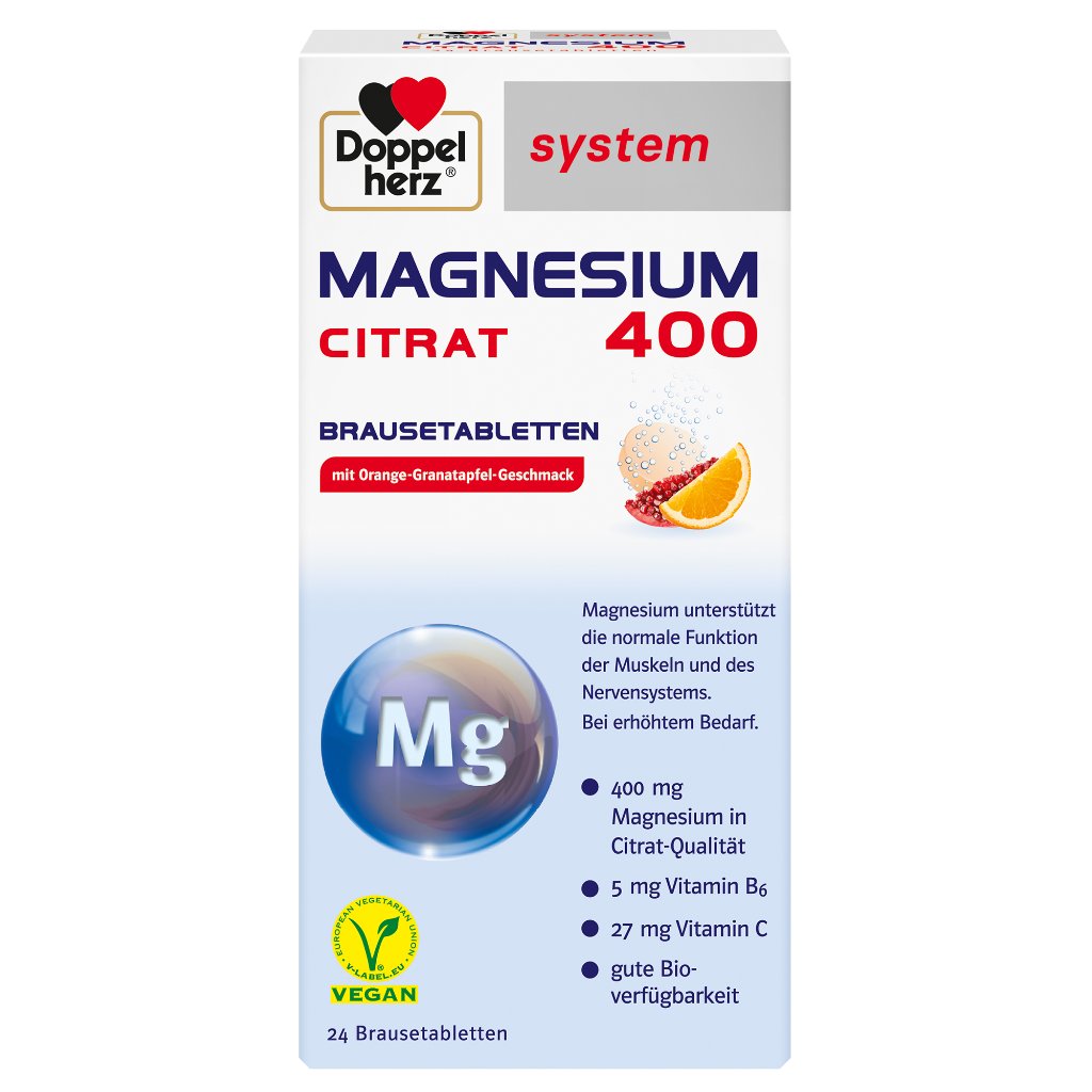 Doppelherz system 
Magnesium 400 Citrat
