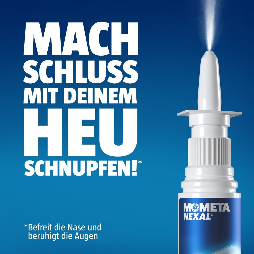 MometaHEXAL® Das blaue Allergiespray gegen Heuschnupfen
