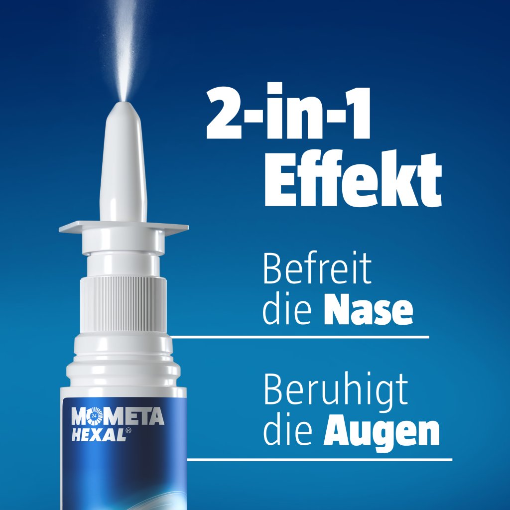 MometaHEXAL® Das blaue Allergiespray gegen Heuschnupfen