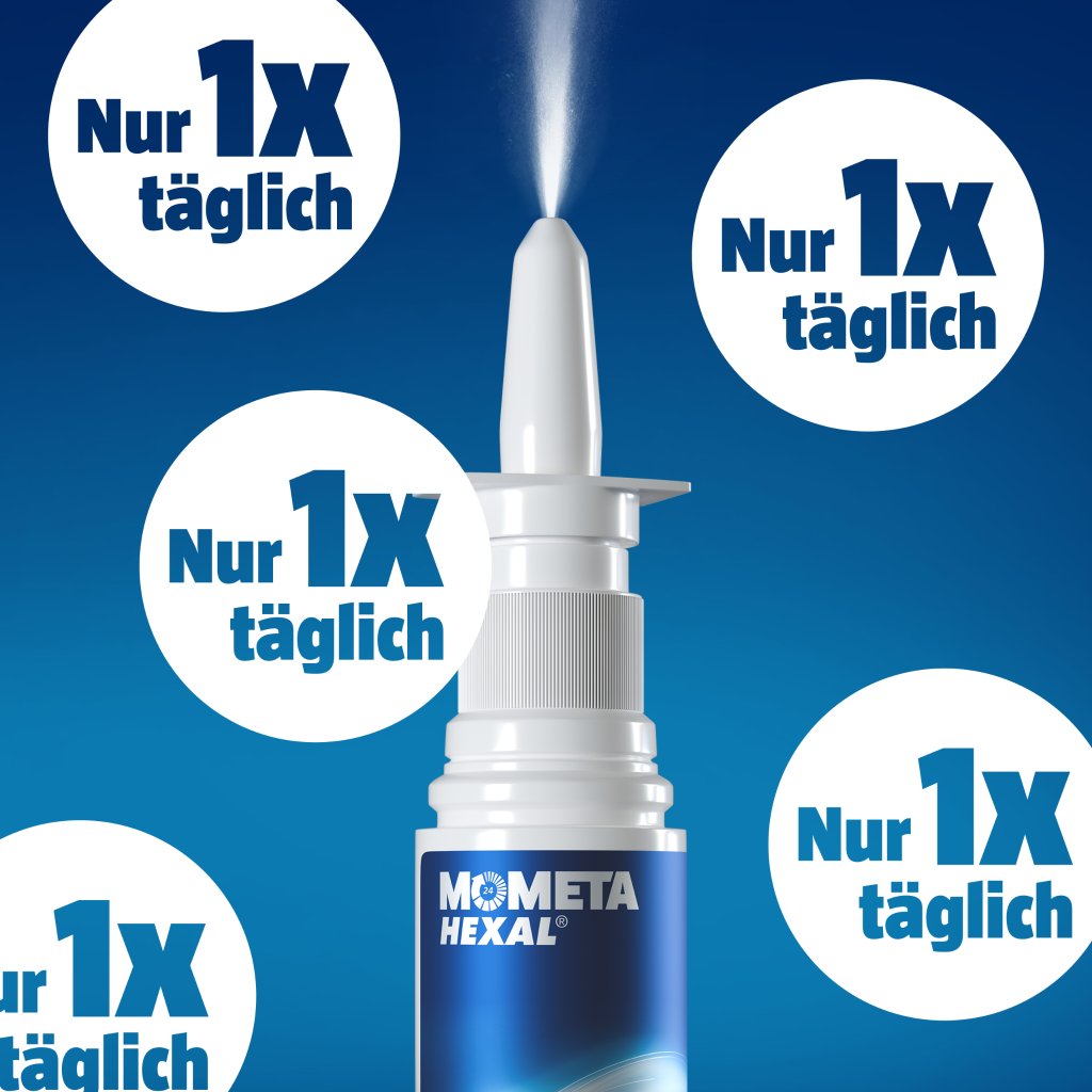 MometaHEXAL® Das blaue Allergiespray gegen Heuschnupfen