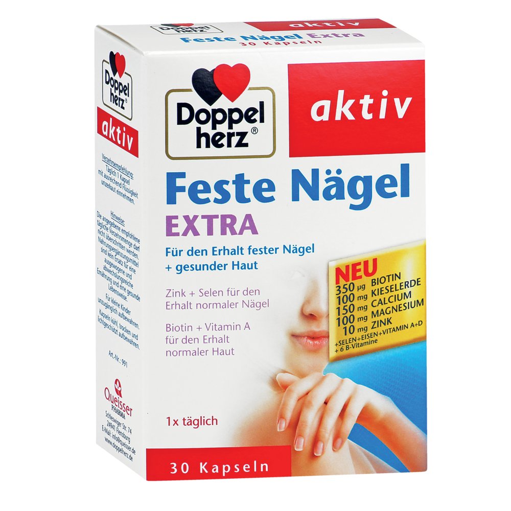 DOPPELHERZ Feste Nägel Extra Kapseln