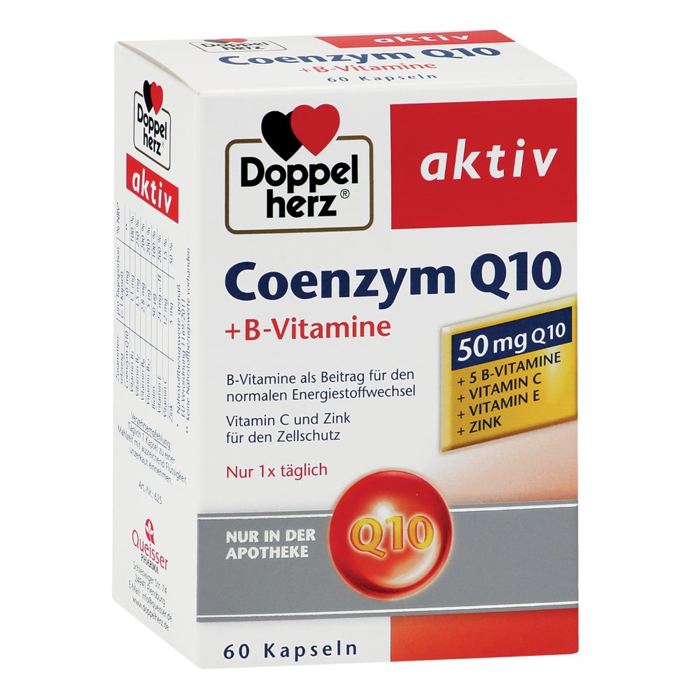DOPPELHERZ Coenzym Q10+B Vitamine Kapseln
