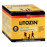 LITOZIN Hagebutte+Kollagen Trinkfläschchen