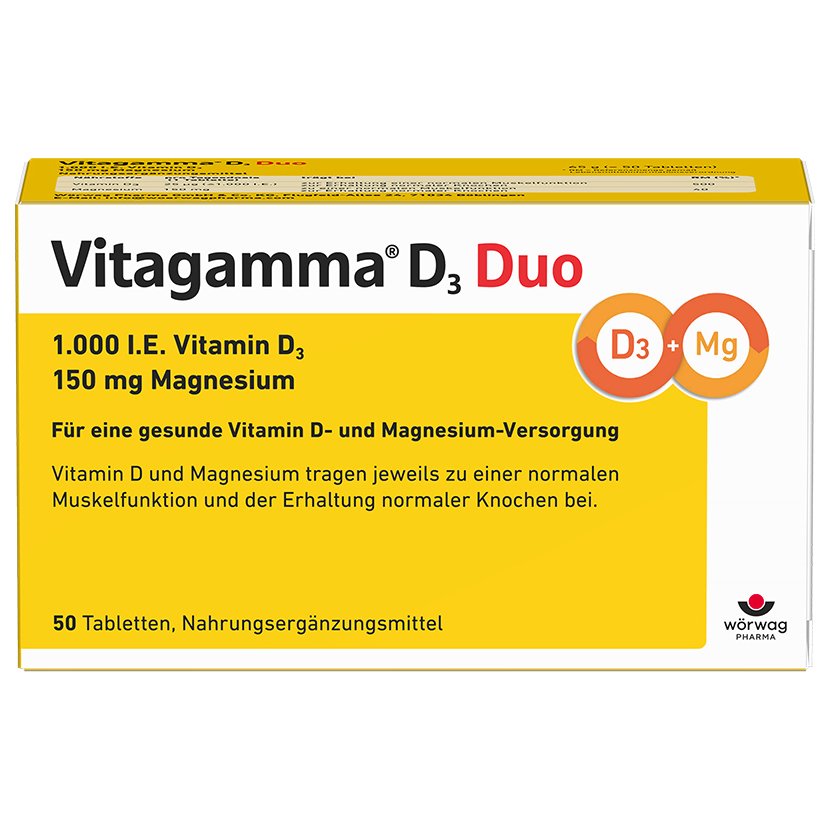 VITAGAMMA D3 Duo 1.000 I.E Vit.D3 150mg Magnes.NEM