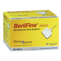 BERLIFINE micro Kanülen 0,25x8 mm