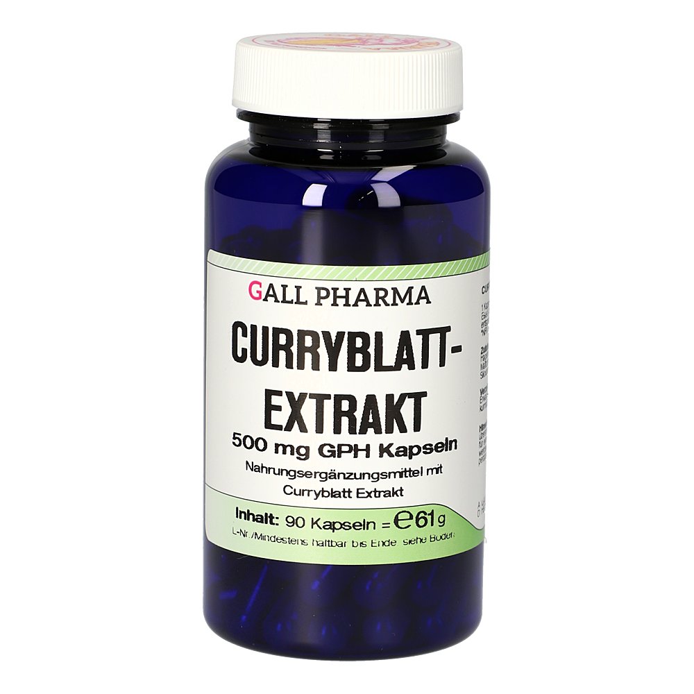 CURRYBLATTEXTRAKT 500 mg GPH Kapseln