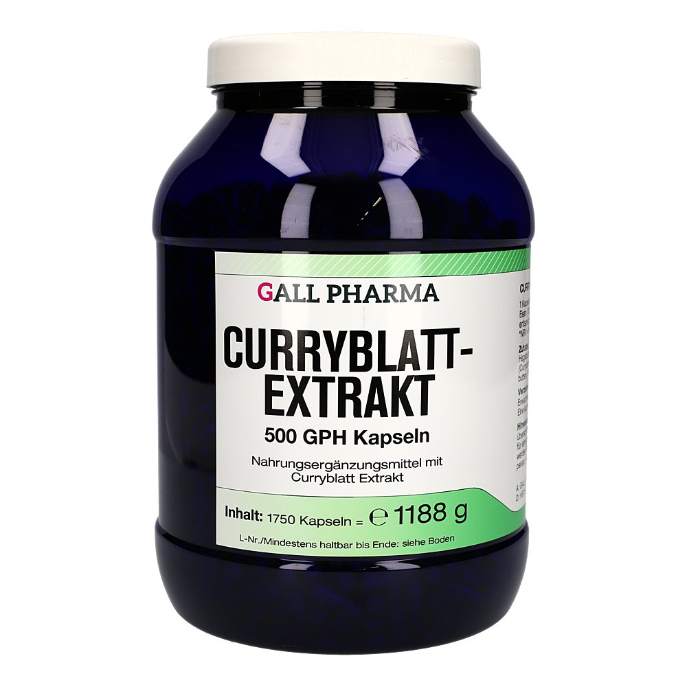 CURRYBLATTEXTRAKT 500 mg GPH Kapseln