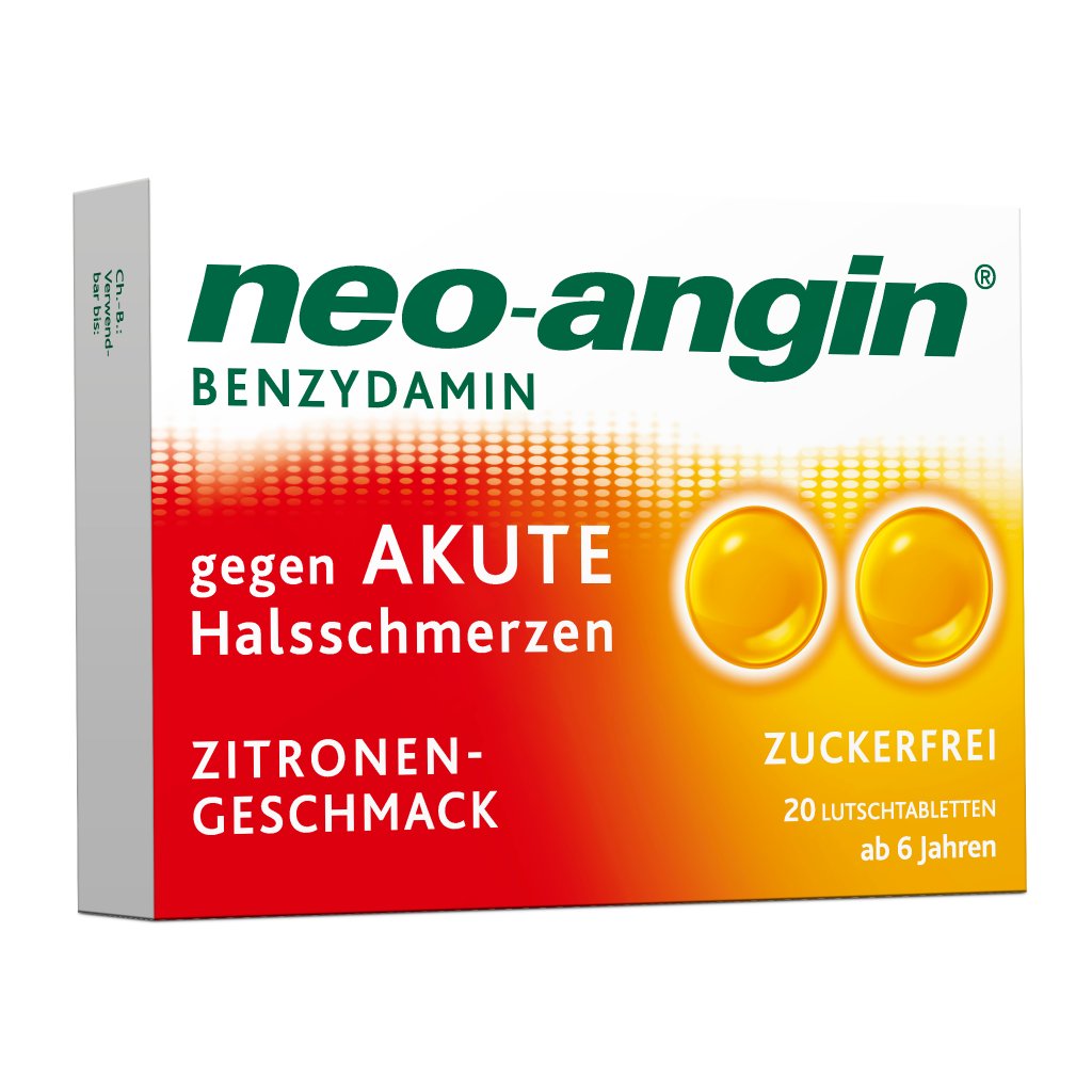 NEO-ANGIN Benzydamin akute Halsschmerzen Zitrone