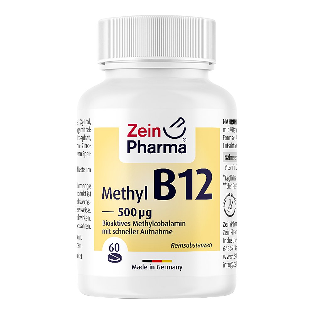 VITAMIN B12 500 μg Methylcobalamin Lutschtabletten