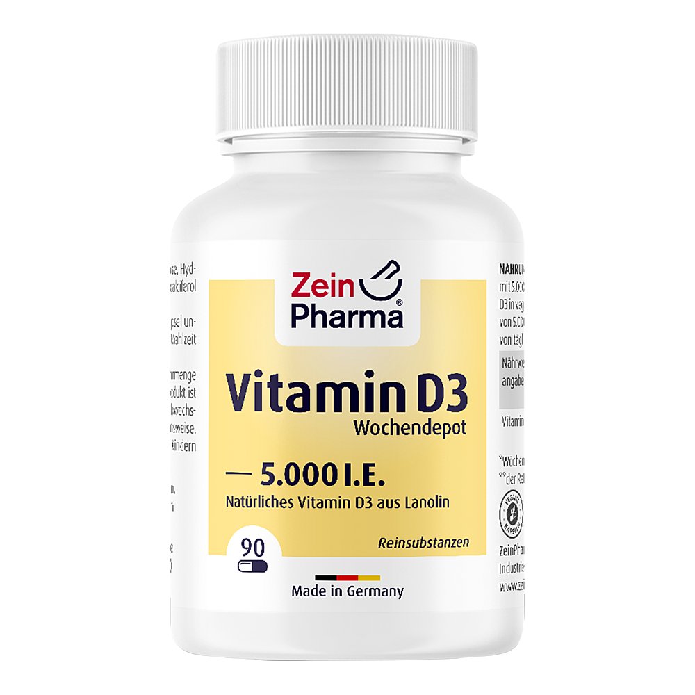 VITAMIN D3 5000 I.E. Wochendepot Kapseln