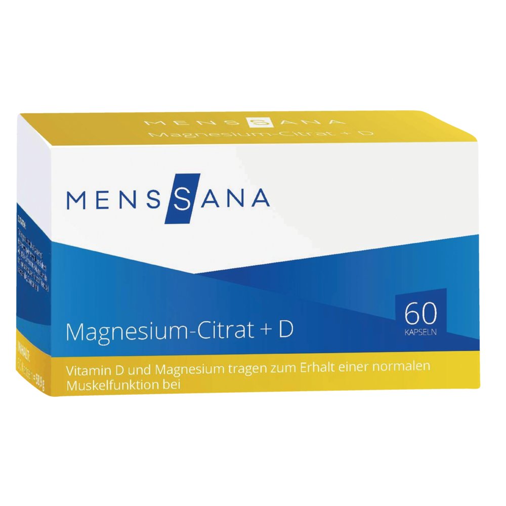 MAGNESIUMCITRAT+D MensSana Kapseln