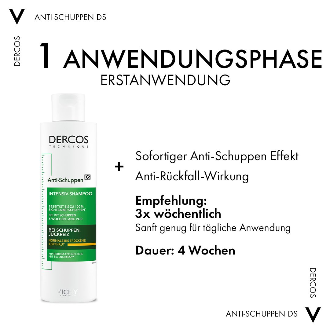 Vichy Dercos Anti-Schuppen Shampoo trockene Kopfhaut