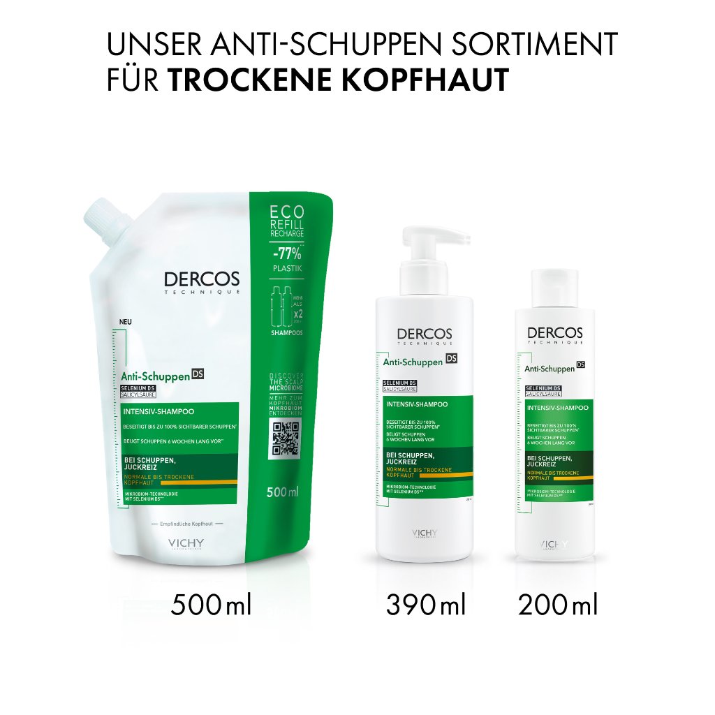 Vichy Dercos Anti-Schuppen Shampoo trockene Kopfhaut