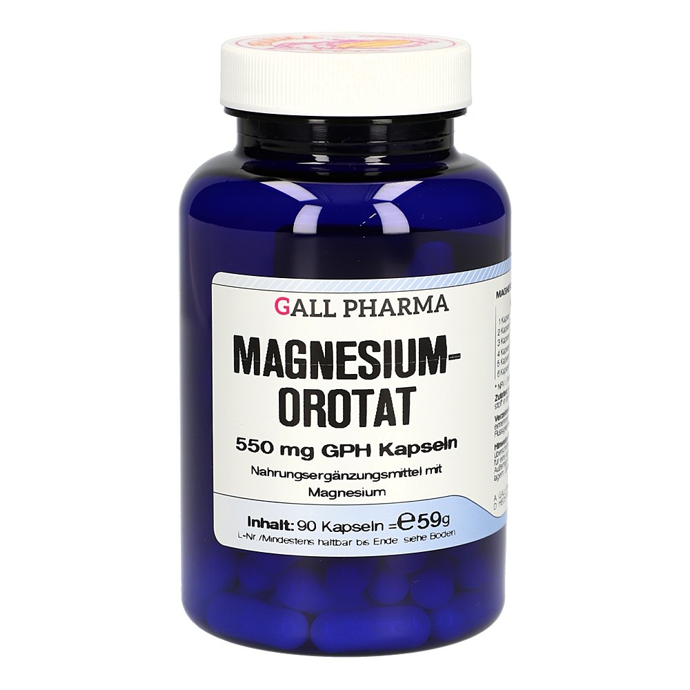 MAGNESIUMOROTAT 550 mg GPH Kapseln