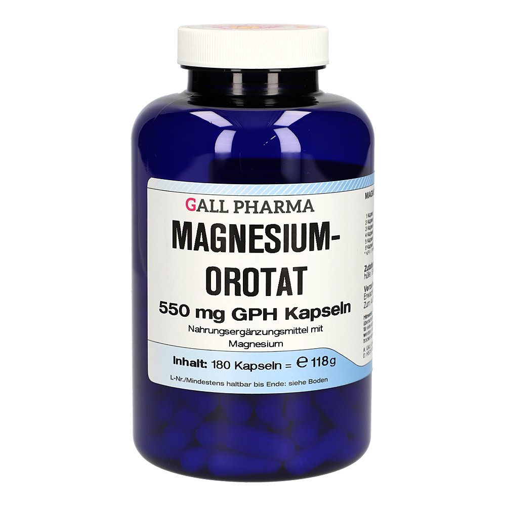 MAGNESIUMOROTAT 550 mg GPH Kapseln