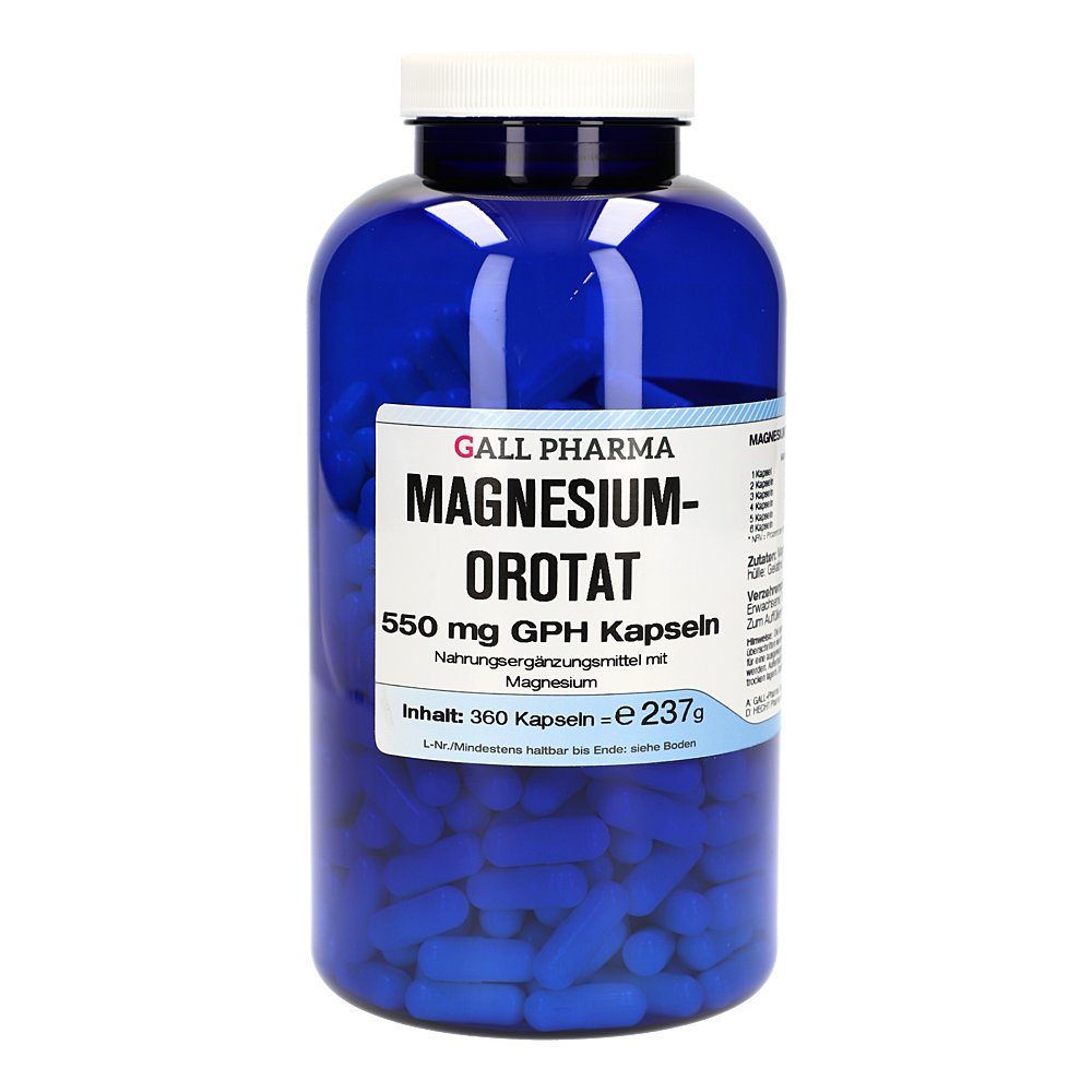 MAGNESIUMOROTAT 550 mg GPH Kapseln