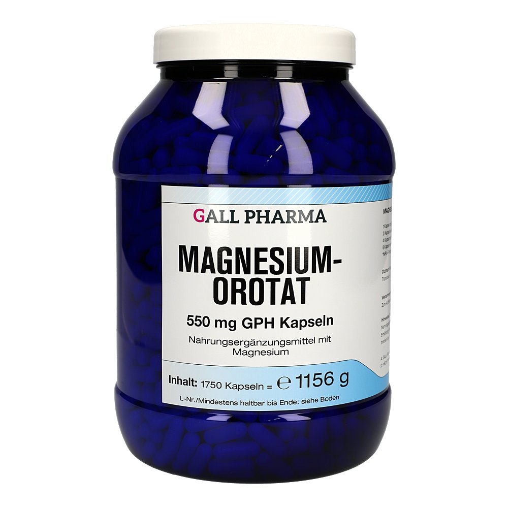 MAGNESIUMOROTAT 550 mg GPH Kapseln