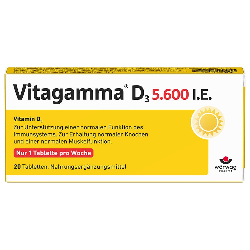 VITAGAMMA D3 5.600 I.E .Vitamin D3 NEM Tabletten