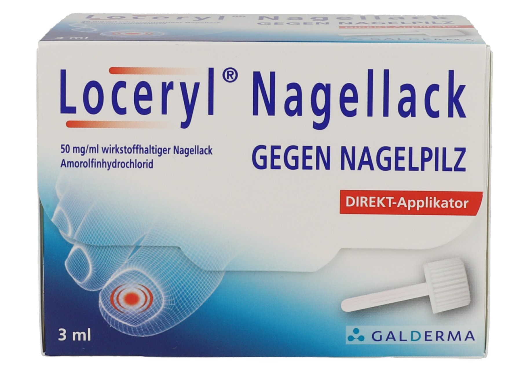 LOCERYL Nagellack gegen Nagelpilz DIREKT-Applikat.