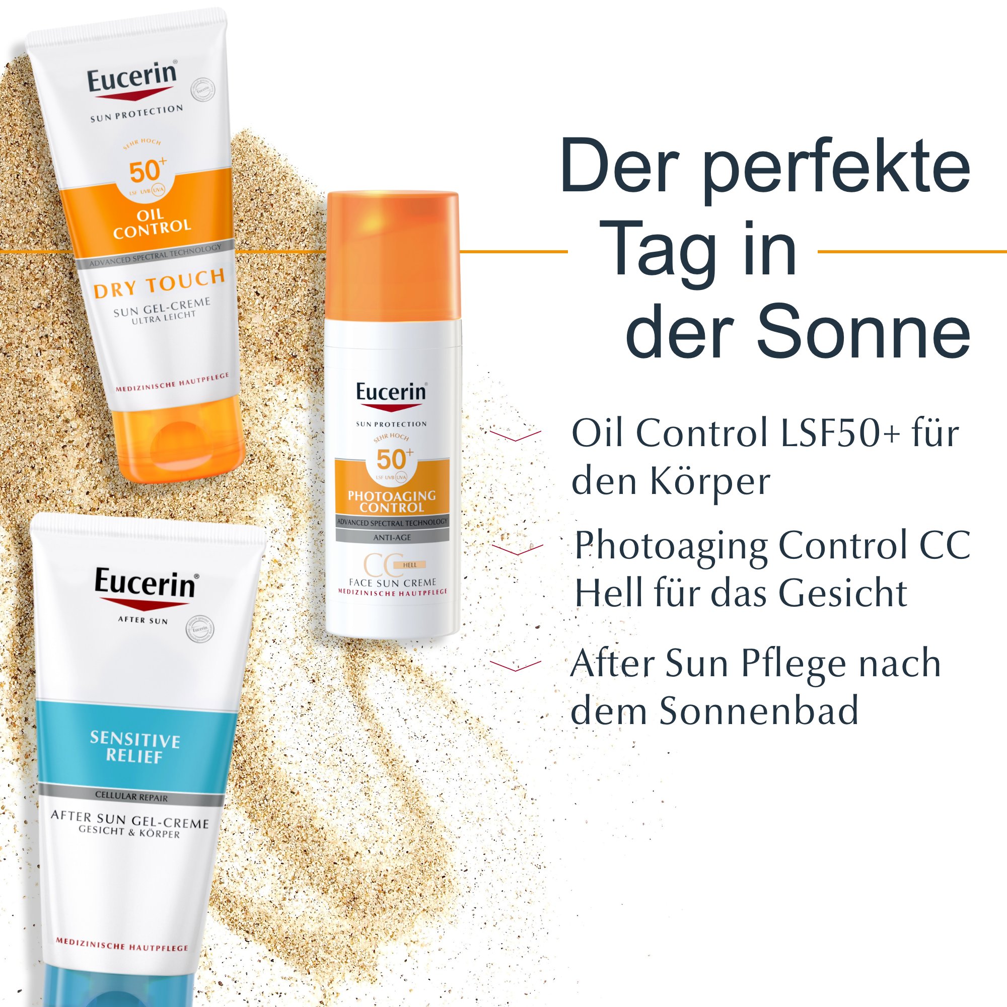 EUCERIN Sun CC Creme getönt hell LSF 50+